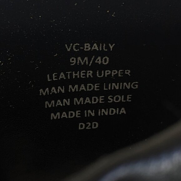 NWOB Vince Camuto Black Ankle Boots with Gold Buckle - Picture 7 of 7